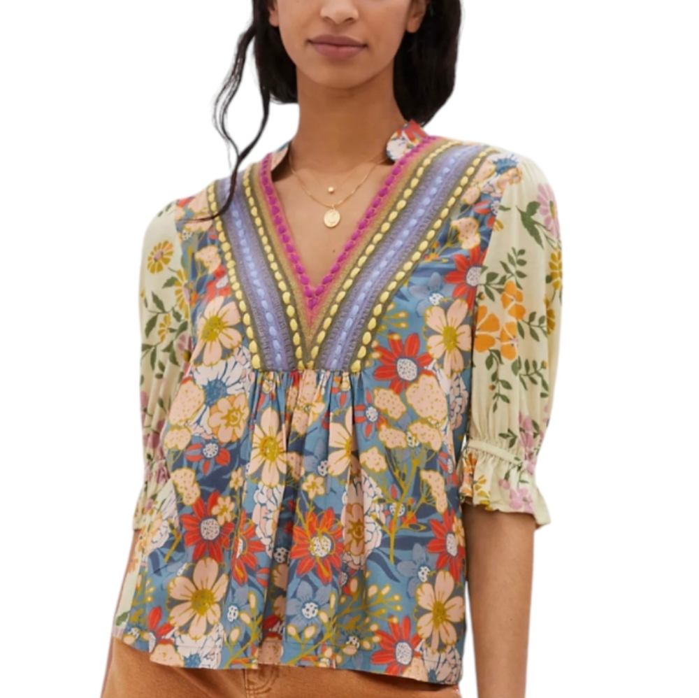 Anthropologie BL-NK Stephanie Top